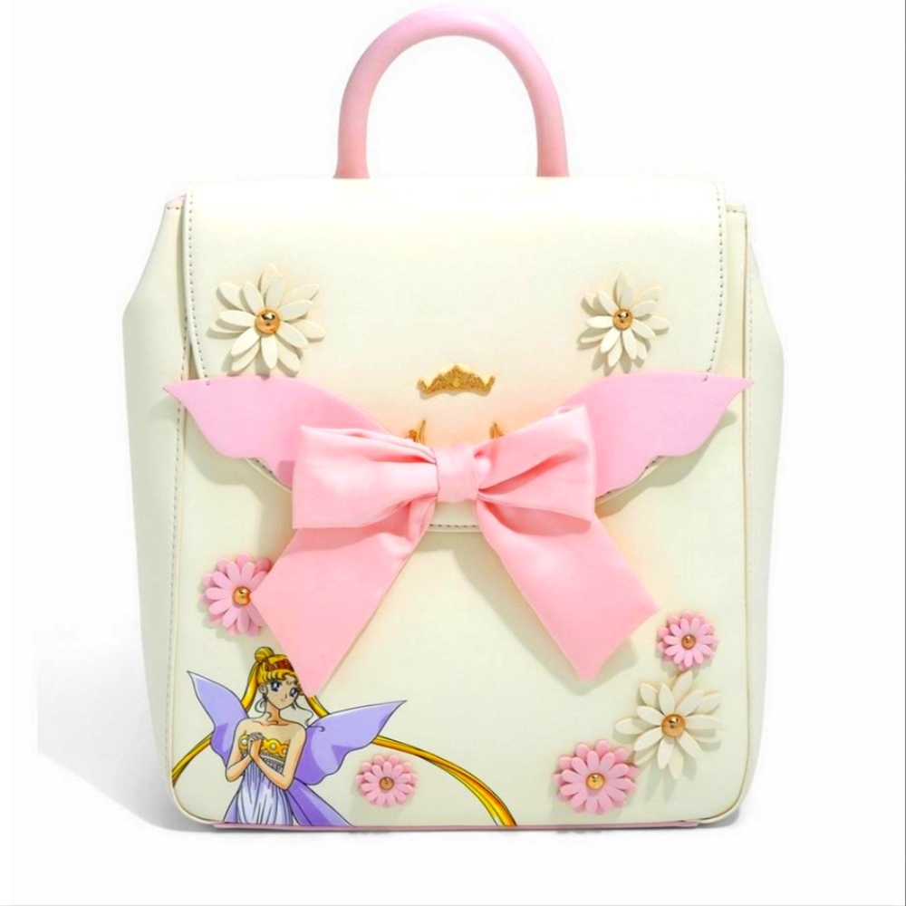 Pretty Guardian Sailor Moon Neo Queen Serenity Ribbon Floral Rucksack Backpack